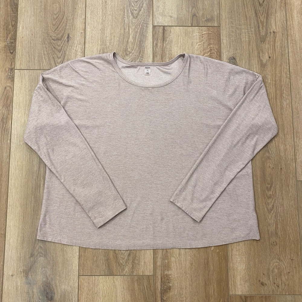 Beyond Yoga Long Sleeve Tee in Light Taupe